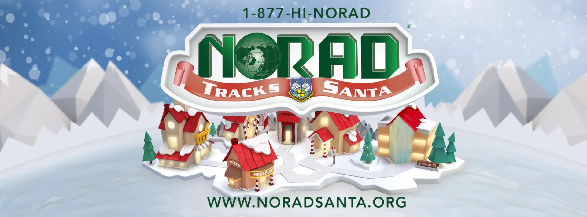 Link that will take users to NORAD Santa Tracker Official Page