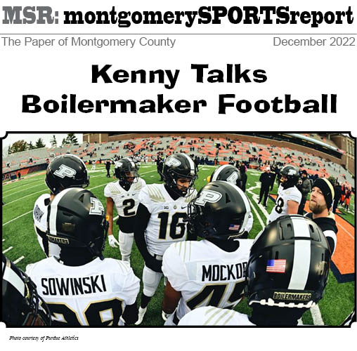 A poster on the Montgomery sports report December 2022